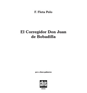 El Corregidor Don Juan de Bobadilla